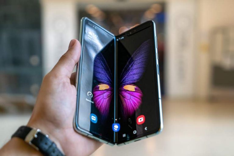 smartphone samsung écran pliable