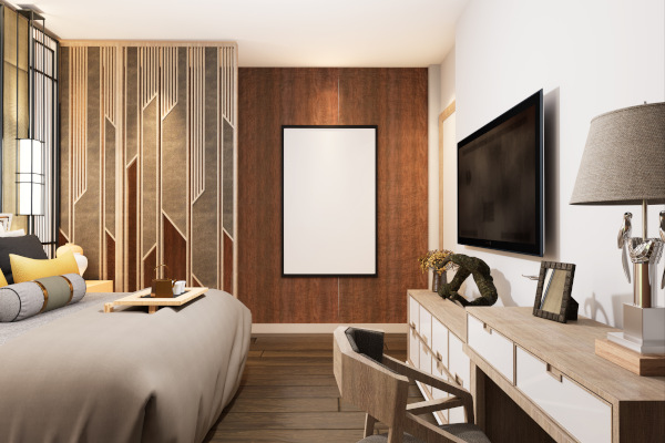 chambre aménagé