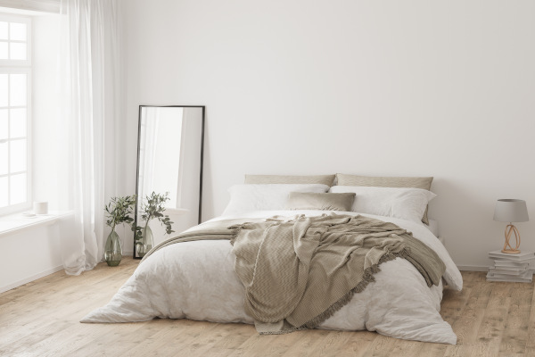 lit dans une chambre