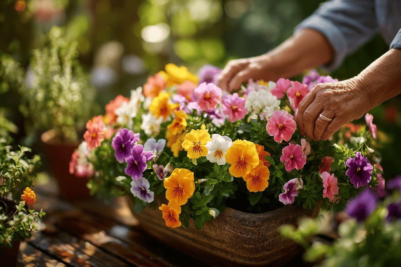 Combien de pensées peut-on planter dans une jardinière : guide complet pour un aménagement optimal