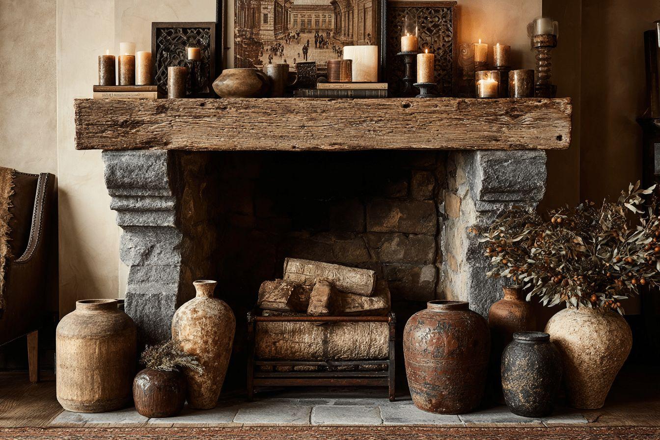 Comment habiller une cheminée ancienne : 10 idées déco pour lui redonner du style