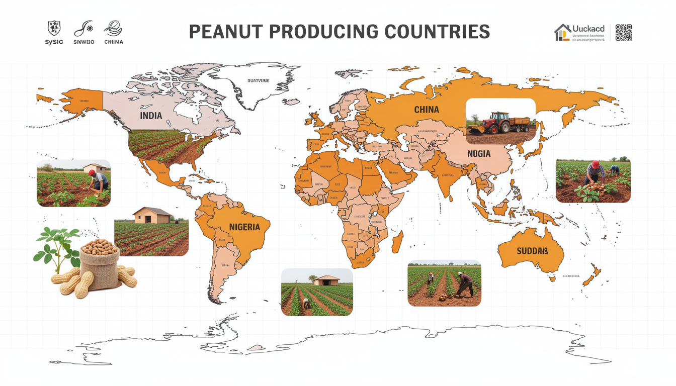 découvrez où poussent les cacahuètes, leur origine géographique et les méthodes de culture traditionnelles.